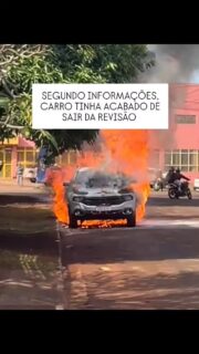 Sim, o caso aconteceu agora há pouco, na manhã desta sexta-feira (15), na Rua Taumaturgo, no bairro Aero Rancho, em Campo Grande. De acordo com informações que circulam nas redes sociais, o veículo havia acabado de sair de uma revisão mecânica quando começou a pegar fogo. O Corpo de Bombeiros Militar de Mato Grosso do Sul⁠� foi acionado e controlou as chamas. Até o momento, não há registro de feridos. � Corpo de Bombeiros de Mato Grosso do Sul Se você estiver próximo ao local, é recomendável evitar a região temporariamente, pois pode haver lentidão no trânsito enquanto a ocorrência é finalizada.